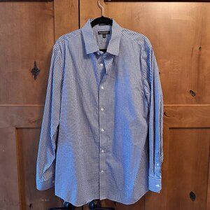 Banana Republic Non-Iron Slim Fit 100% Cotton Dress Shirt Mens XL